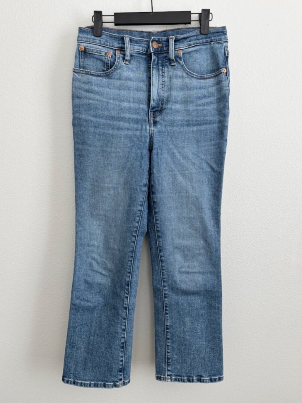 Madewell Cali Demi Boot Kick Flare Cropped Jeans Glenside Wash Size 28